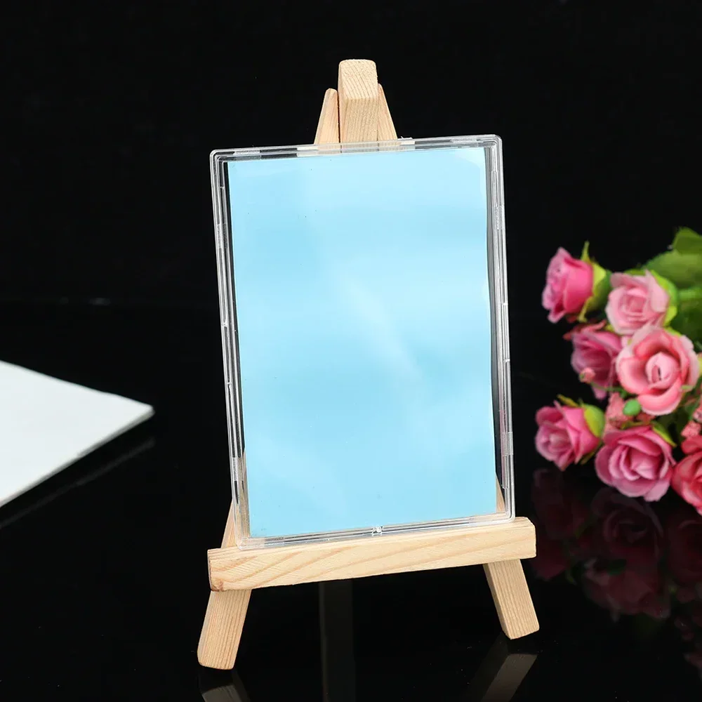 Estuche acrílico duro transparente, fundas de ladrillo para tarjetas transparentes, Kit de soporte de exhibición de marco de funda protectora de tarjeta de foto de ídolo de juego