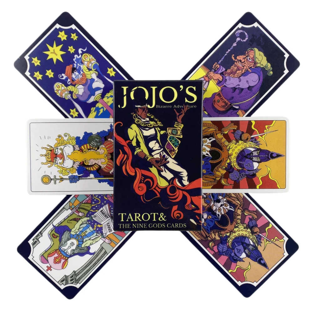 Cartes de Tarot d'aventure Bizarre de JoJo, jeu A 84 Oracle, visite anglaise, édition de Divination, jeux Borad