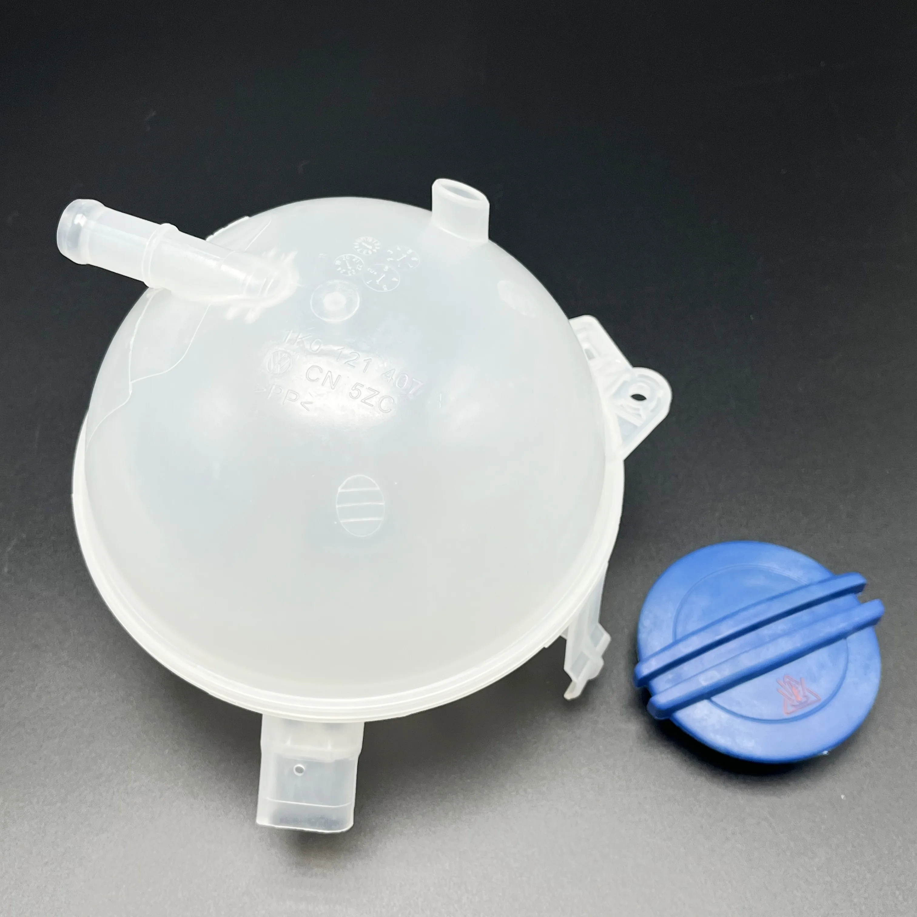 1K0121407A Car Coolant Reservoir Expansion Tank+Cap For VW Jetta MK5 Golf GTI MK6 Tiguan Passat CC Beetle Eos Audi A3 Q3 TT