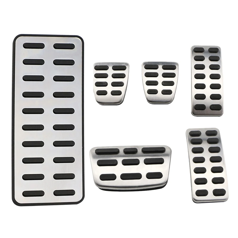 Auto Pedale Gas Beschleuniger Bremse Kupplung Fußstütze Pedal Abdeckung für Hyundai Ix25 Creta Accent Verna Solaris für Kia Rio Soul K2 KX3
