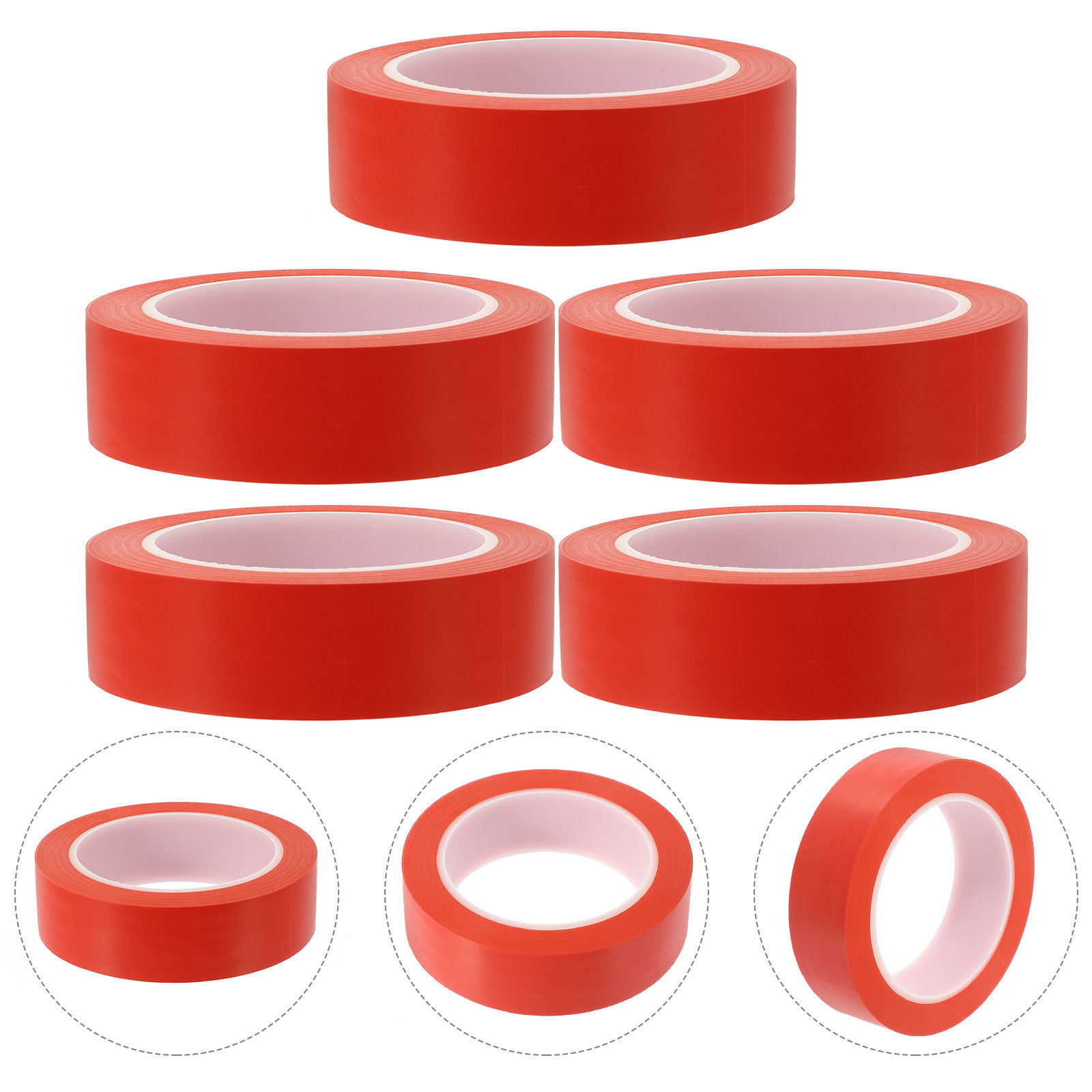 Duct Tape Professional Heavy Duty Multi-Function Wrapping Sealing Carpet Packaging 5 Rolls High Toughness Easy Cut Long Service