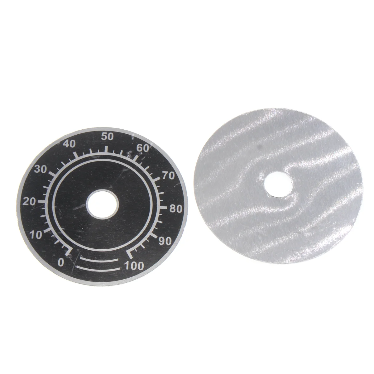 5/2 pz 0-100 quadrante digitale piastra etichetta in alluminio A03 manopola cap WTH118 RV24 WX050 potenziometro