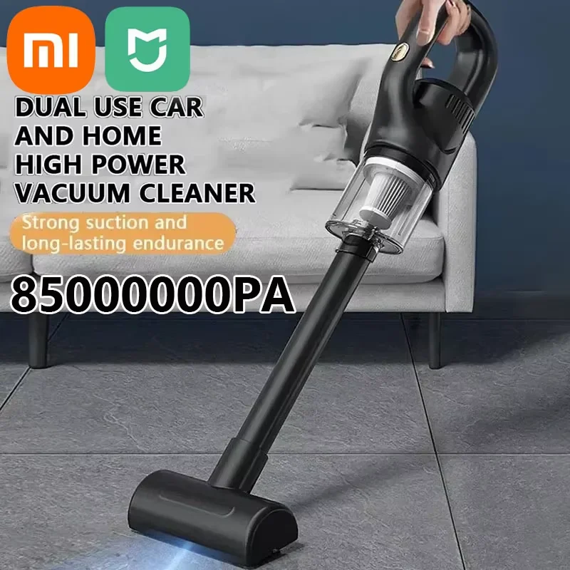 XIAOMI MIJIA 85000000 Aspiradora de mano inalámbrica Pa, aspiradora recargable inalámbrica inteligente RC en seco y húmedo para el hogar, coche y mascota