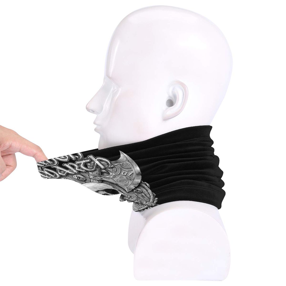 Amon Amarth -Skull Microfiber Neck Gaiter Bandana Scarf Unisex Quick Dry Outdoor Sports