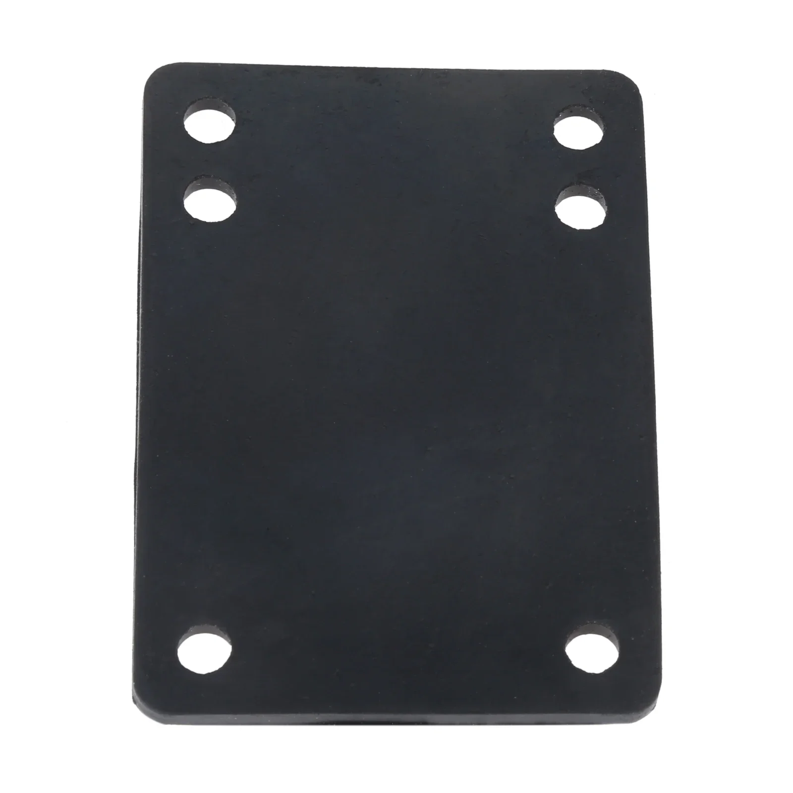 4 ชิ้นยาง Longboard Riser Pads สเก็ตบอร์ด Shock Pads สําหรับรถบรรทุกฮาร์ดแวร์ติดตั้งผู้ใหญ่เด็กกีฬากลางแจ้งเครื่องมือ 76x55 มิลลิเมตรสีดํา
