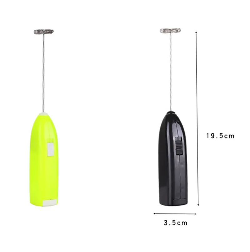 Egg Beater Electric Milk Frother Household Small Mixer Manual for Coffee Cappuccino Cream Frothy Blend Eggs Beater Kitchen Whisk