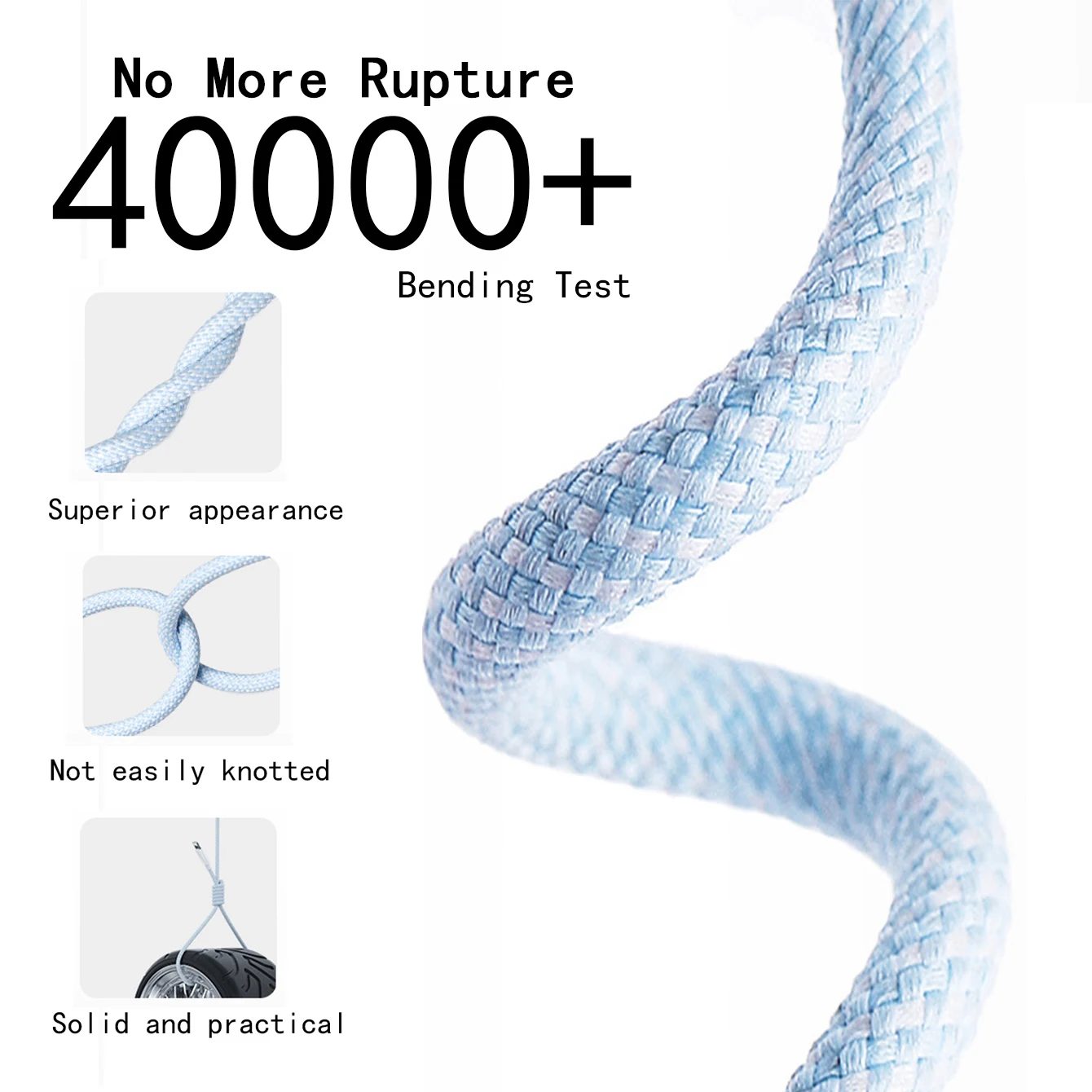 USB-C ถึงประเภท C สีสําหรับ PD 60W Apple iPhone 15 Fast CHARGING สําหรับ Samsung Huawei Xiaomi ประเภท C ทอผ้าสายอุปกรณ์เสริม