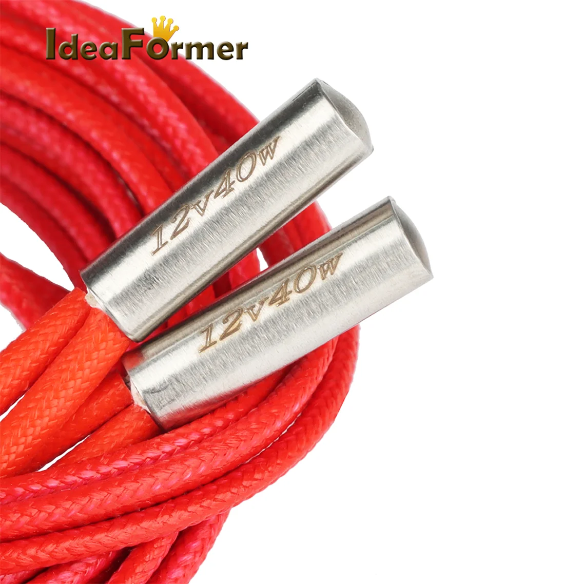 IdeaFormer 1 Cái 3D In Hộp Mực Máy 12V/24V 40W 6*20Mm 1M cho MK Mendel Reprap Máy Đùn Phần 12V 24V 40W Nhiệt Phần