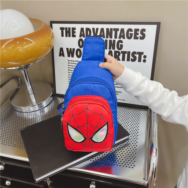 Disney Marvel nowa dziecięca plecak na ramię Spiderman wzór torba o dużej pojemności casualowa torba dla chłopców studenckich