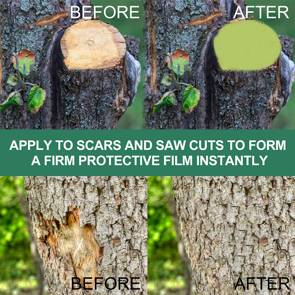 Tree Pruning Sealer Cutting Paste Tree Wound Plant Grafting Pruning Sealer Brush Bonsai Plant Grafting And Wound Repair Tools