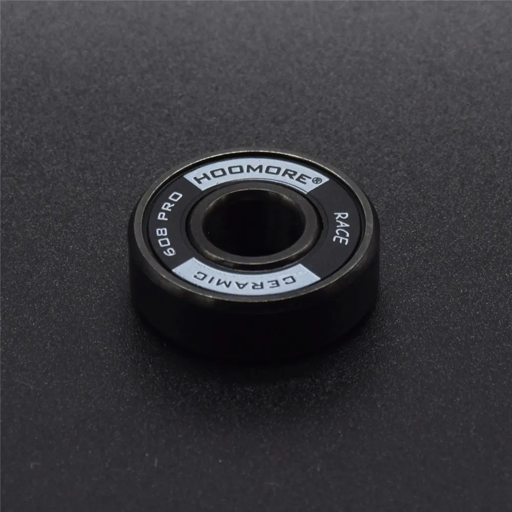 HOOMORE Thương Hiệu SI3N4 Gốm Đen 608RS Cao Tốc Độ Tự Bôi Trơn 7-Bóng Undeformed Ổn Định 608 Nội Tuyến Trượt Băng Tốc Độ chịu Lực