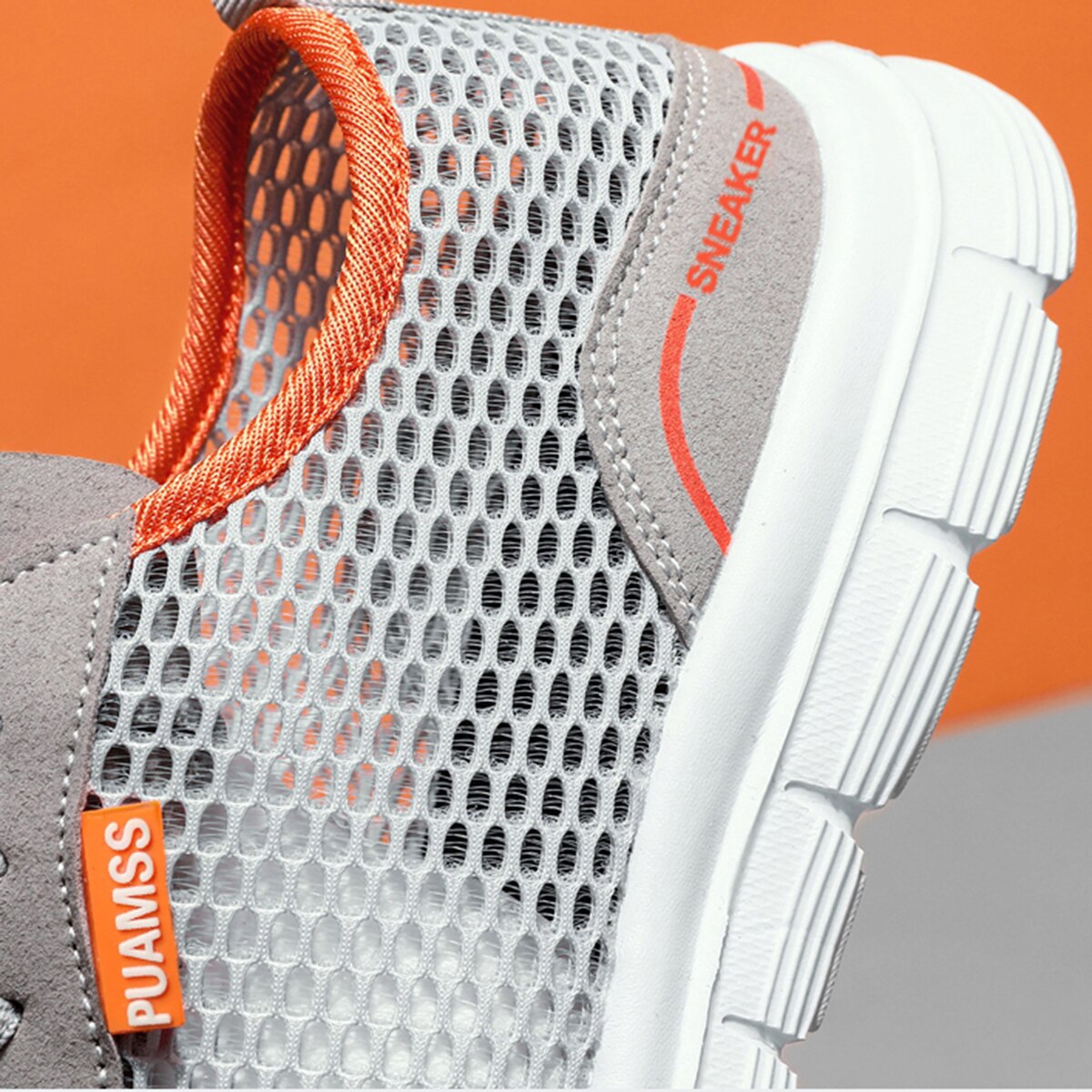 Zapatillas de verano de malla para hombre, zapatillas de deporte ligeras y transpirables para hombre