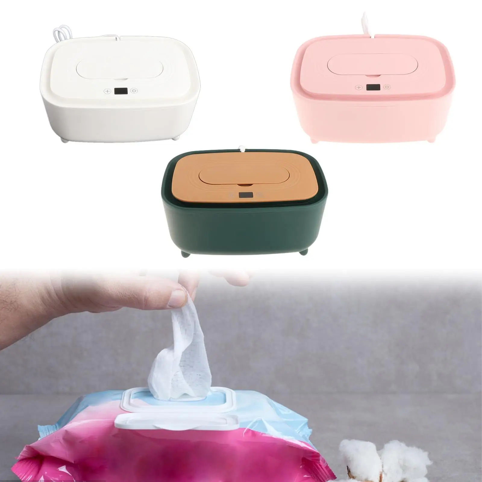 Baby Wipe Warmer Constant Temperature Wipe Heater for Car Traveling Home