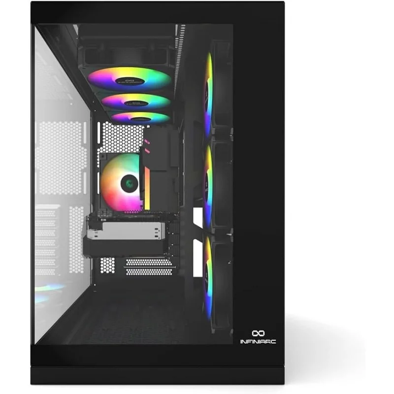 PC para juegos profesional (Core i5-14400F - RTX3050 -B760-16GB DDR5 -M.2 1TB-WINDOWS 11 Pro) Negro