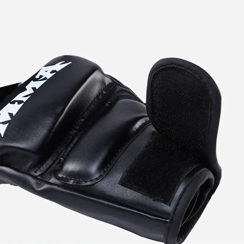 Professionelle Box-Trainingshandschuhe, Halbfinger-Lederkissen für Erwachsene, Sanda Boxen, UFC-Training, Sandsack-Knöchel