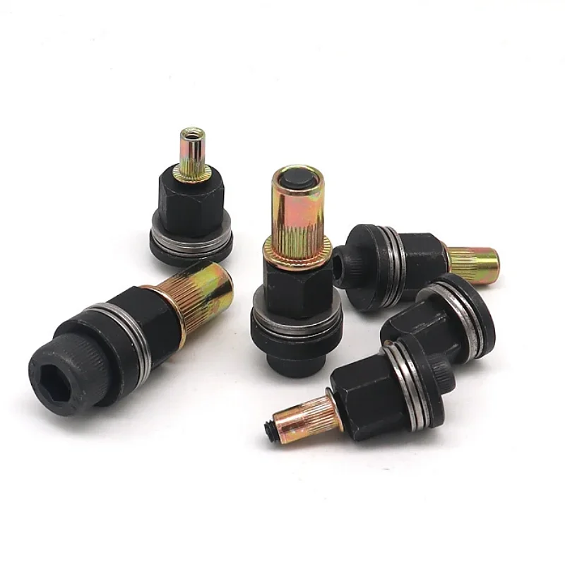 1 Uds tuerca de remache manual tuercas de cabeza de pistola adaptador herramienta remachadora accesorio para tuercas modelo opcional M3 M4 M5 M6 M8 M10
