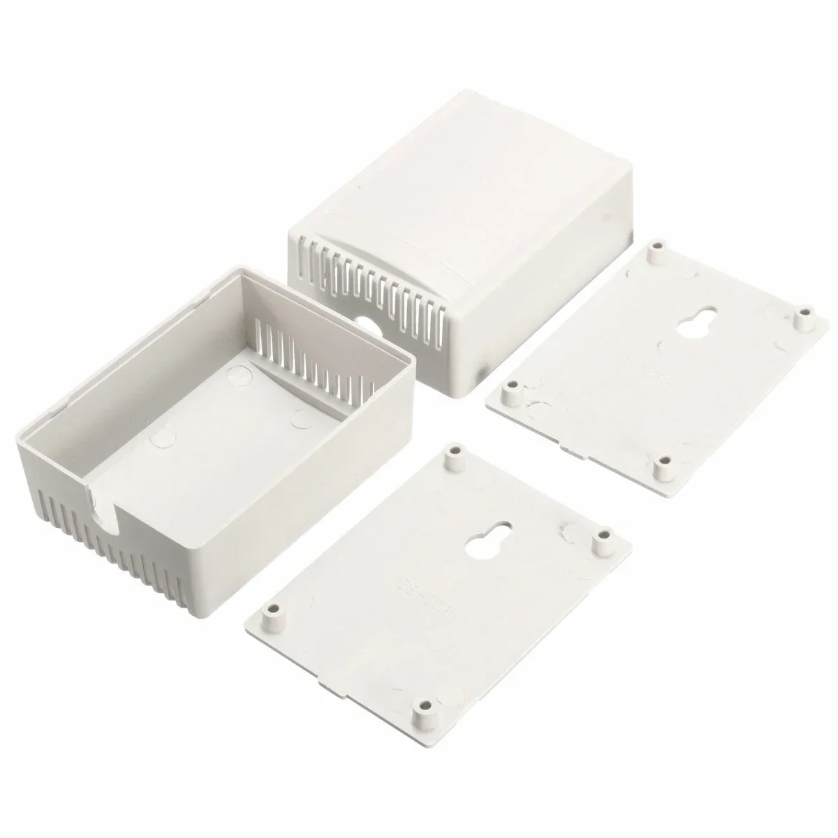 2PCS DIY Plastic Project Housing Electronic Junction Case Power Supply Box