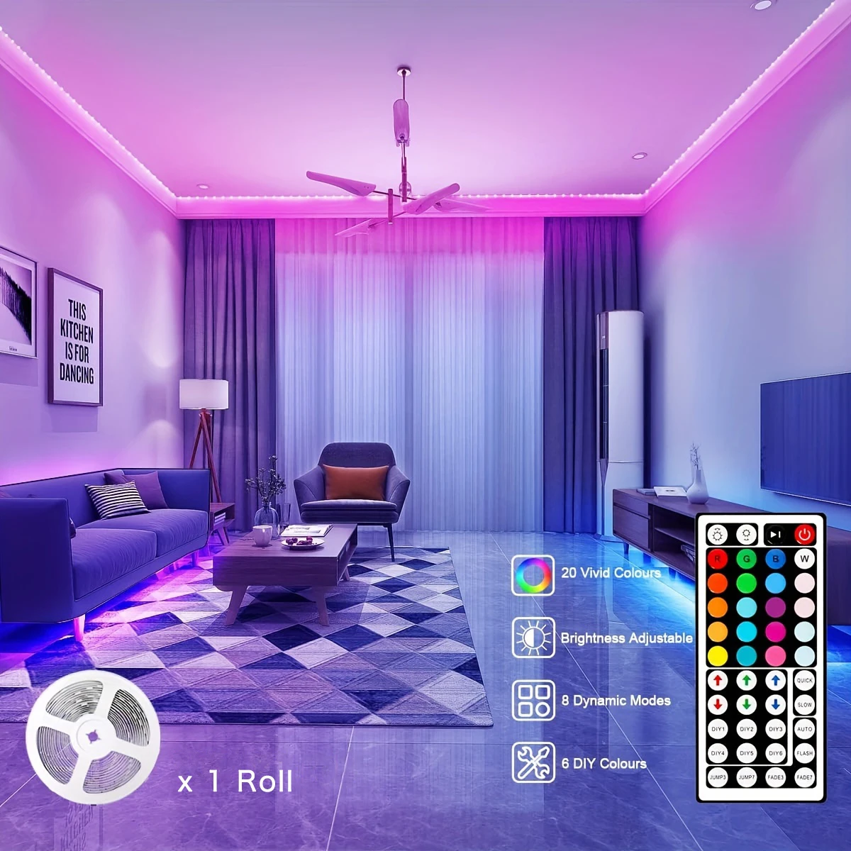 Tira LED USB RGB con control por APP, Bluetooth e infrarrojos, autoadhesiva, luz ambiental para dormitorio, sala de estar, retroiluminación de TV, cinta flexible de 5V, lámpara de diodos, luces decorativas para hogar