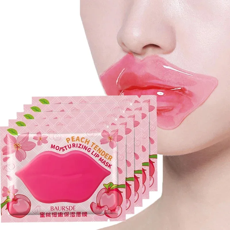 Innicare Collagene Nutriente Maschera per le labbra Cura delle labbra Umidità Frutta Essenza Rassodante Idratante Gel labiale Patch Labbra Pad Patch