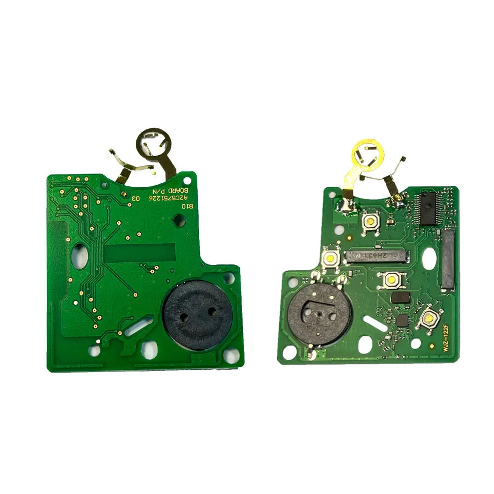 4ボタンスマートカードキー,4ボタン,pcf7945/pcf7953 4a,433mhz,車のキー,変圧器,ステレオ,ハンズフリー