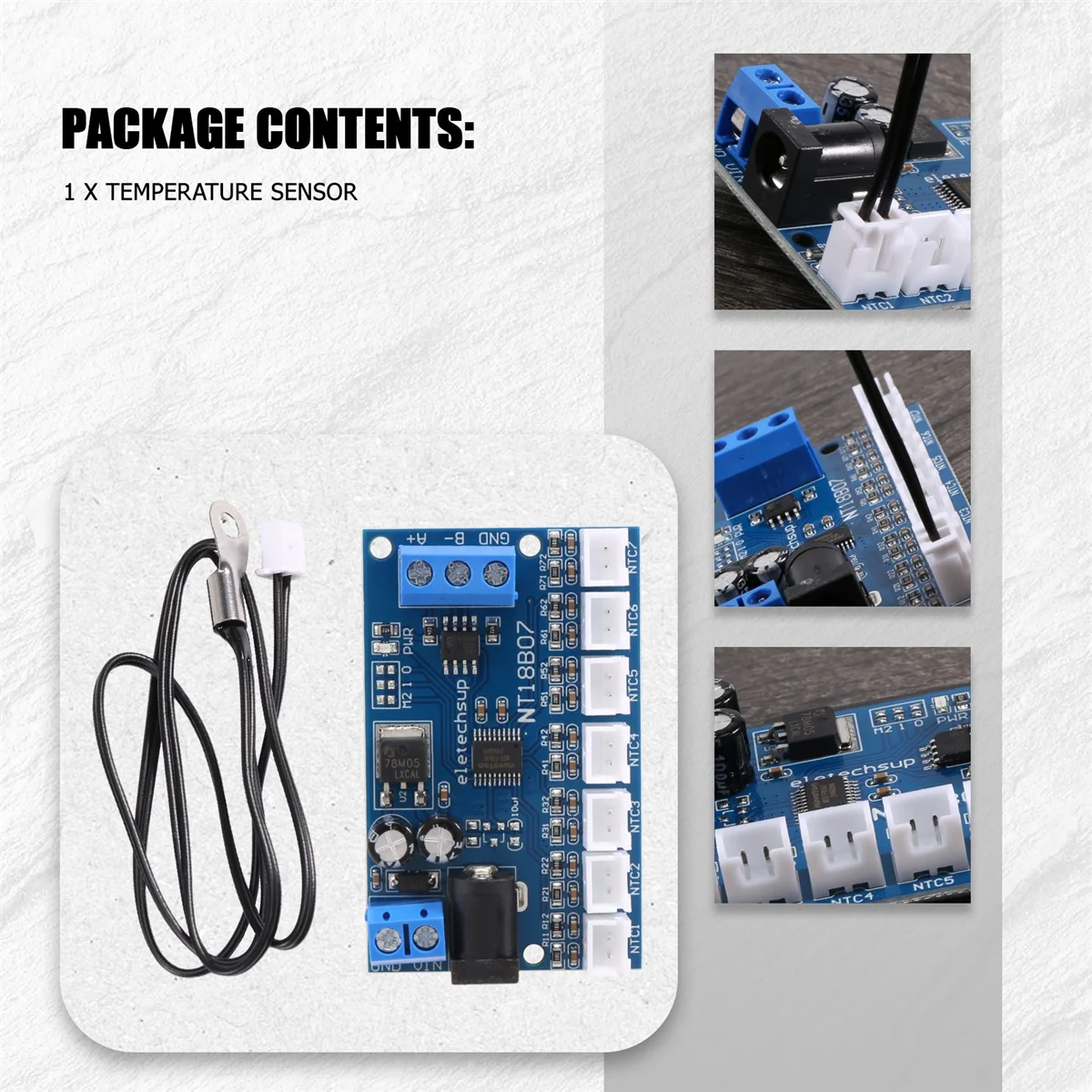 Y67A 7 saluran RS485 NTC pengukuran Sensor suhu MODBUS RTU perekam tanpa kertas PLC NT18B07
