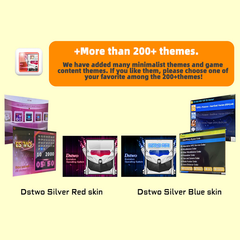 1Pc New DSTWO WOS MiNi Wood Beyond Operating System10000+ NDS Game Super Card Team Brings New System Menu Collection Gift Toys