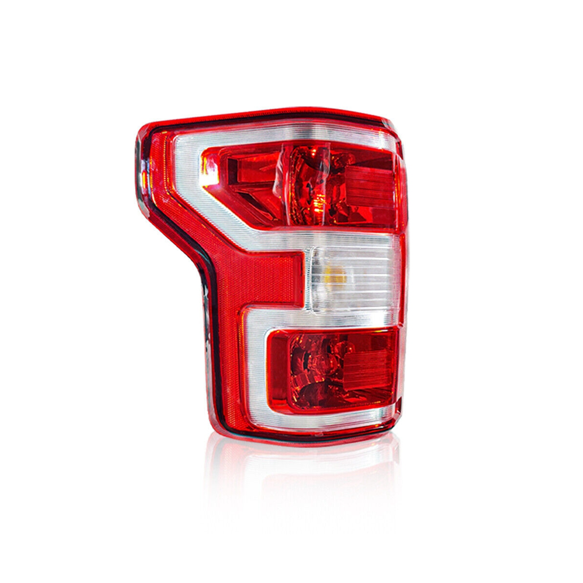 Lampu belakang Halogen untuk Ford F150 2018-2020 12V, lampu ekor versi AS cahaya mundur sinar rendah LH perakitan lampu rem HL3Z-13405