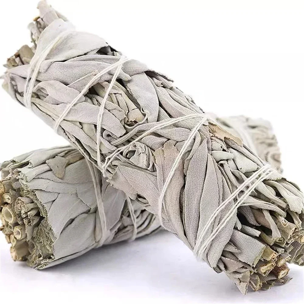 Natural White Sage Incense Sticks, Burning Aromatherapy, Decompression, Deep Sleep, Purifying, Healing, Meditation, High Quality