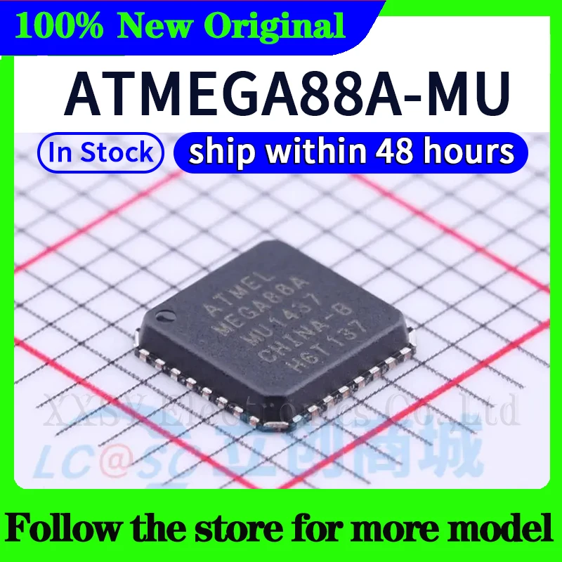 ATMEGA8-16MU ATMEGA88A-MU ATMEGA8-16AU ATMEGA8U2-AU ATMEGA8L-8MU ATMEGA8A-MU  High quality New