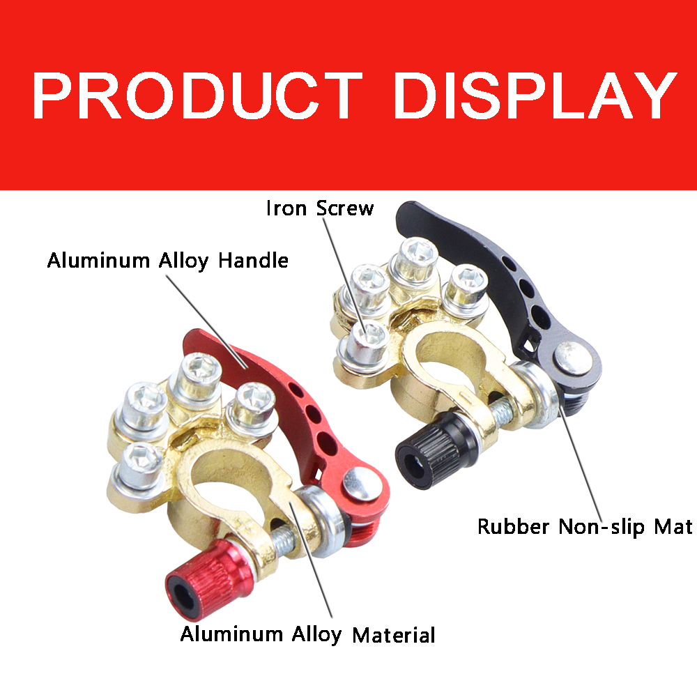 Auto Batterij Quick Disconnect Terminal 22/21/5 Stuks Auto Batterij Connector Kit Batterij Universele Kabel Adapter voertuigen SUV Truck