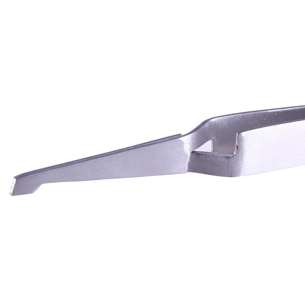 ステンレス鋼の歯科矯正ブラケット,ピンセットホルダー,歯科用器具,歯のケアツール用の鋸歯状プライヤー,1個