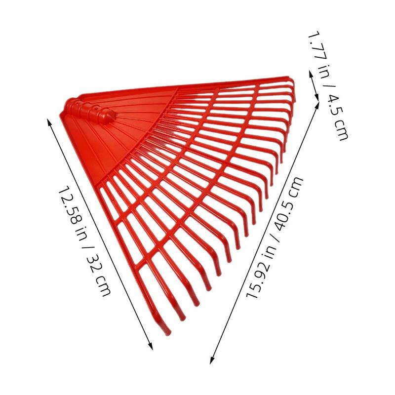 Rake de folhas do solo de jardim, Ferramenta agrícola, Soltando, Aço, Equipamento agrícola, Jardinagem