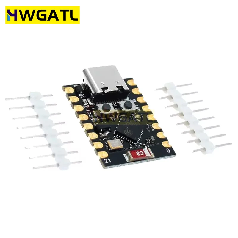 HWGATL ROBOT ESP32-C3 Макетная плата ESP32 C3 SuperMini WiFi Bluetooth для Arduino