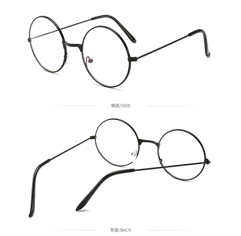 Gafas redondas antiluz azul para ordenador, juegos, protección ocular, gafas decorativas