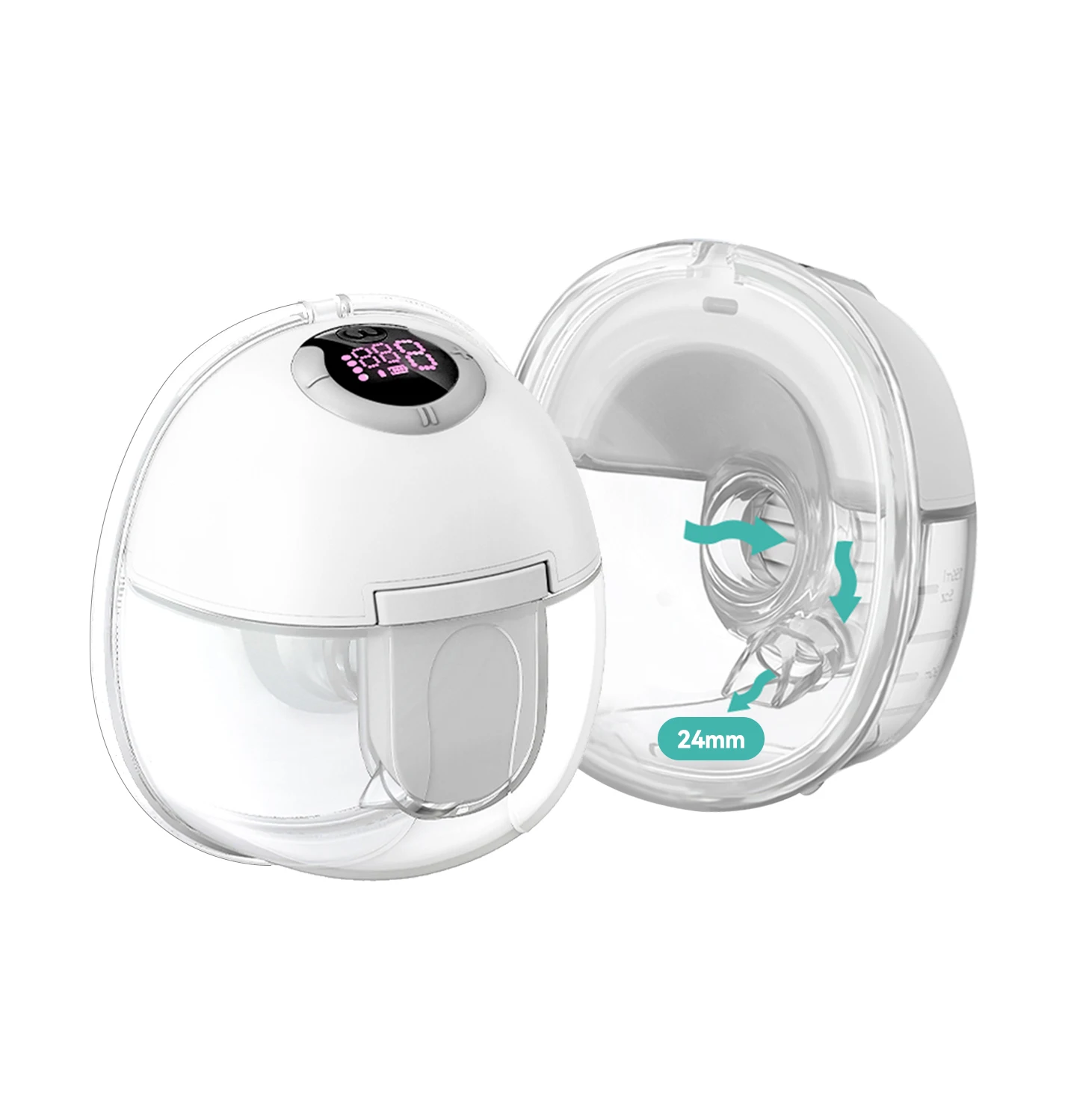 BornBL S32 Переносной молокоотсос Hands Free Портативный электрический молокоотсос для мамы и молока для грудного вскармливания с 4 режимами