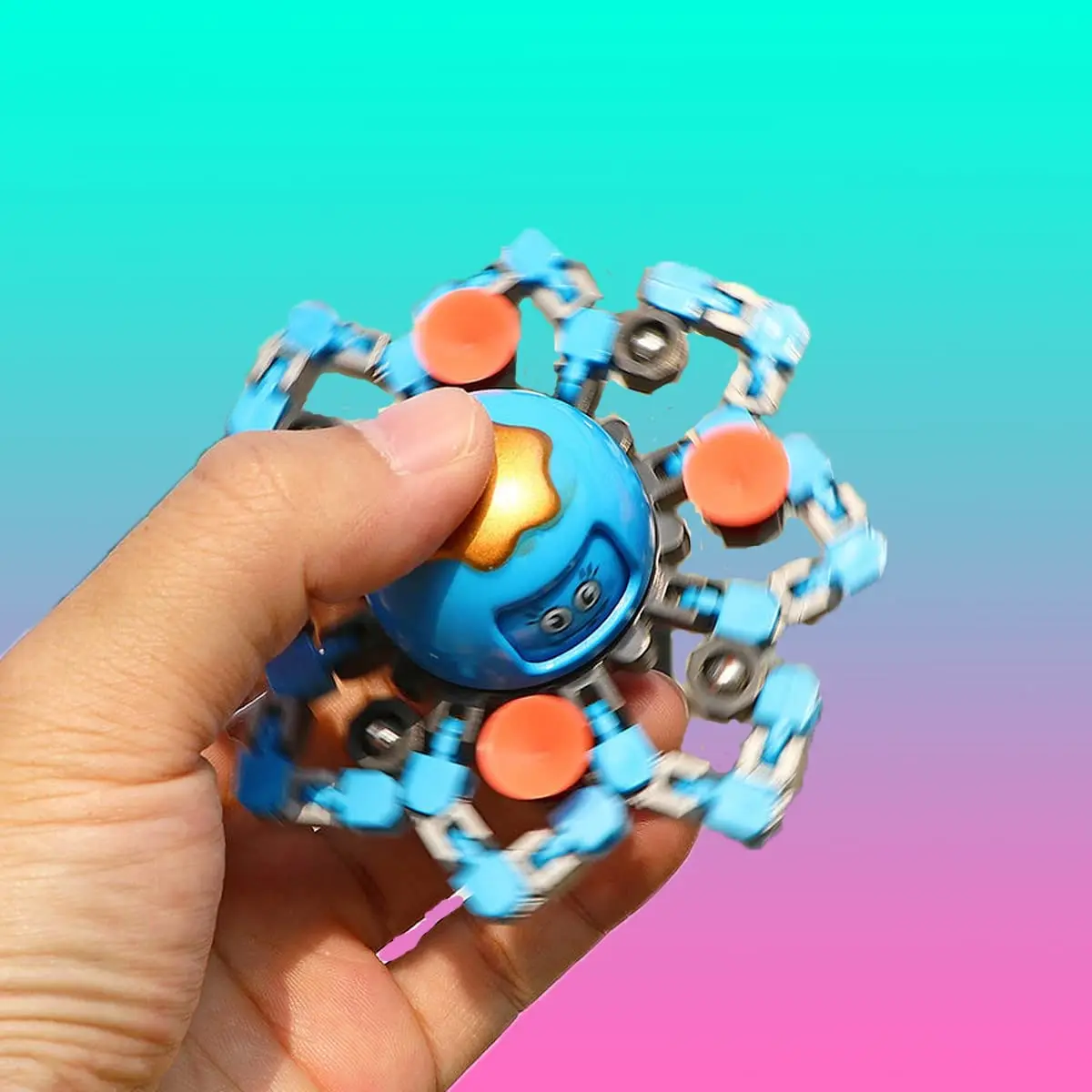 Phát Sáng Trong Tối Transformable Fidget Spinner Con Đầu Ngón Tay Con Quay Đồ Chơi Giải Nén Bị Biến Dạng Spinner Goodie Túi Bị Dự Tiệc