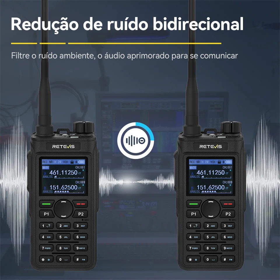 Retevis C62 walkie talkie 5W radio de comunicação longo alcance VHF UHF rádio amador walkies talkies longa distância portátil camping ham radio walkie talkie profissional VOX