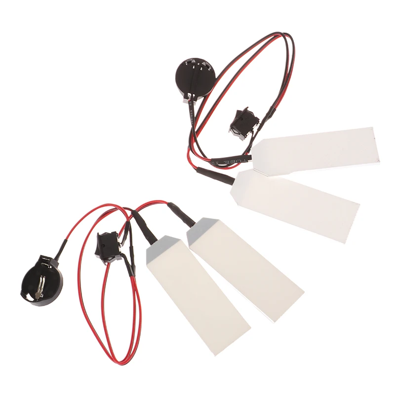 Flexible Bendable DIY LED Light Eyes Kits For Helmet Mask Eye Light Cosplay Accessories CR2032 Input