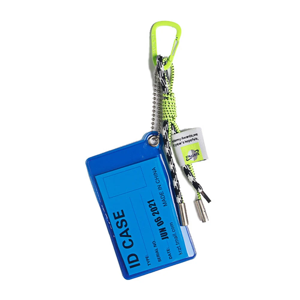 Lanyard and Credential Holder Metal Keyring Landyards Pink Cord for Keys With Card Holder Keychain Accessories Decorations