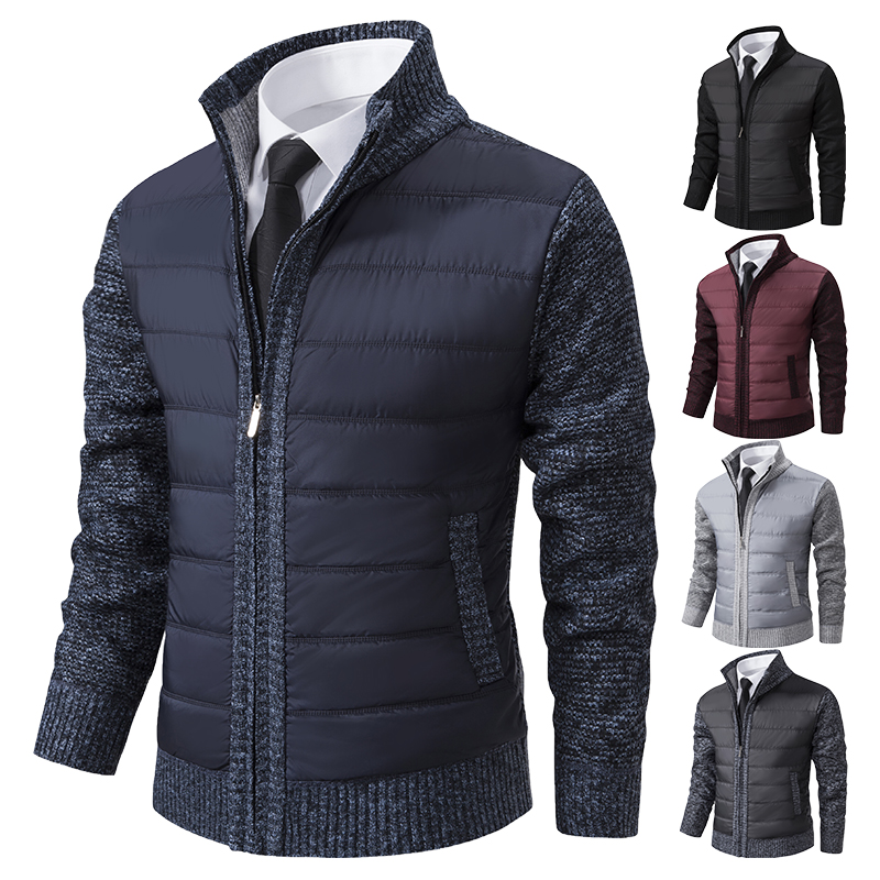 Outono e inverno novo masculino casual e confortável tendência de moda solta camisola cardigan quente