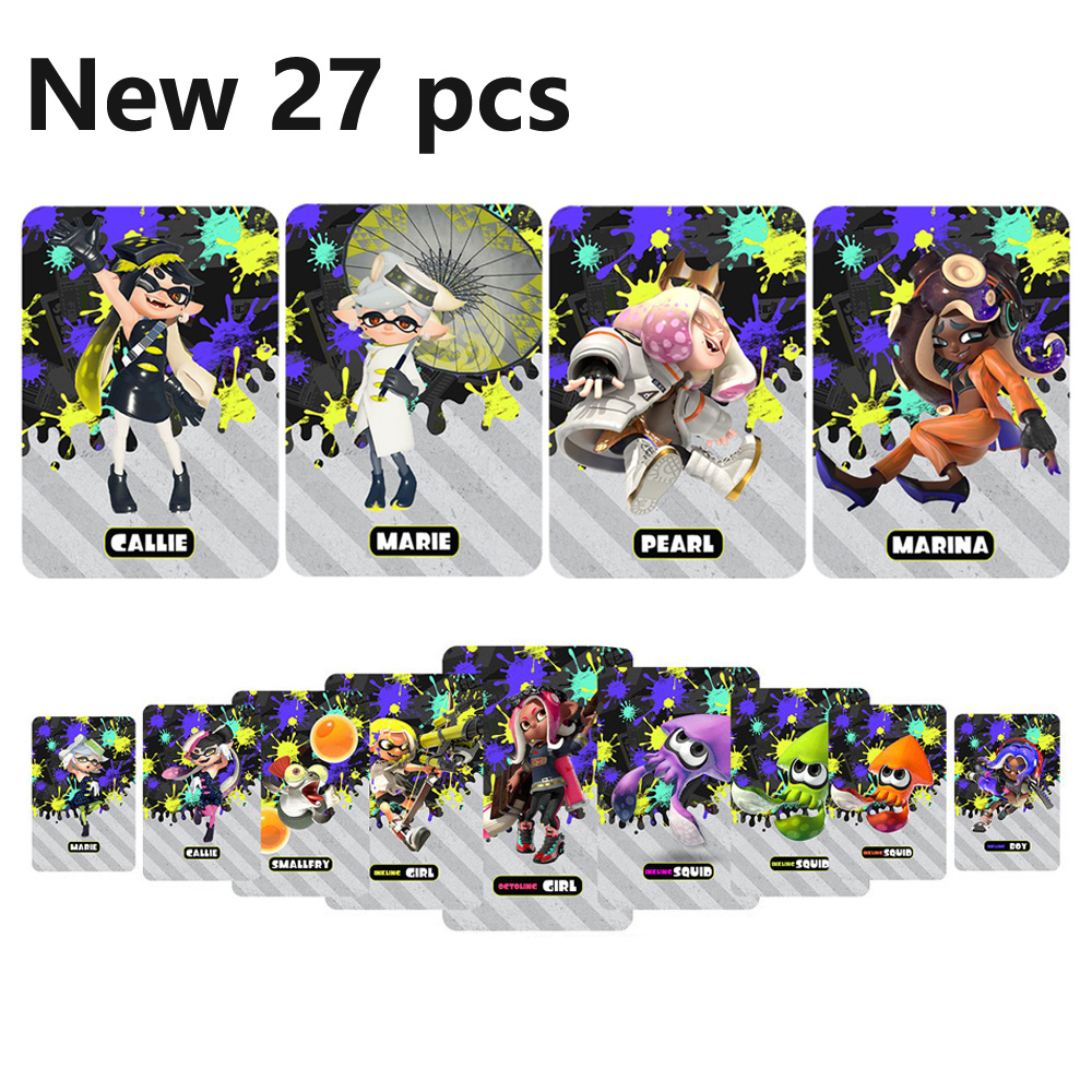 Neue Splatoons 3 Callie Marie Pearl Marina-Karte Splatoons NFC-RFID-Tag-Karte Splatoons 1-3 Linkage NS-Switch