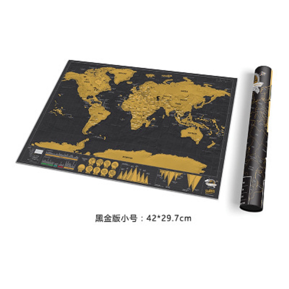 Mapa de rascar marcable, edición mundial de China, Mini tarjeta perforadora de viaje, registro de rastreo de viaje, arte de pared, cartel de enseñanza, mapa de decoración
