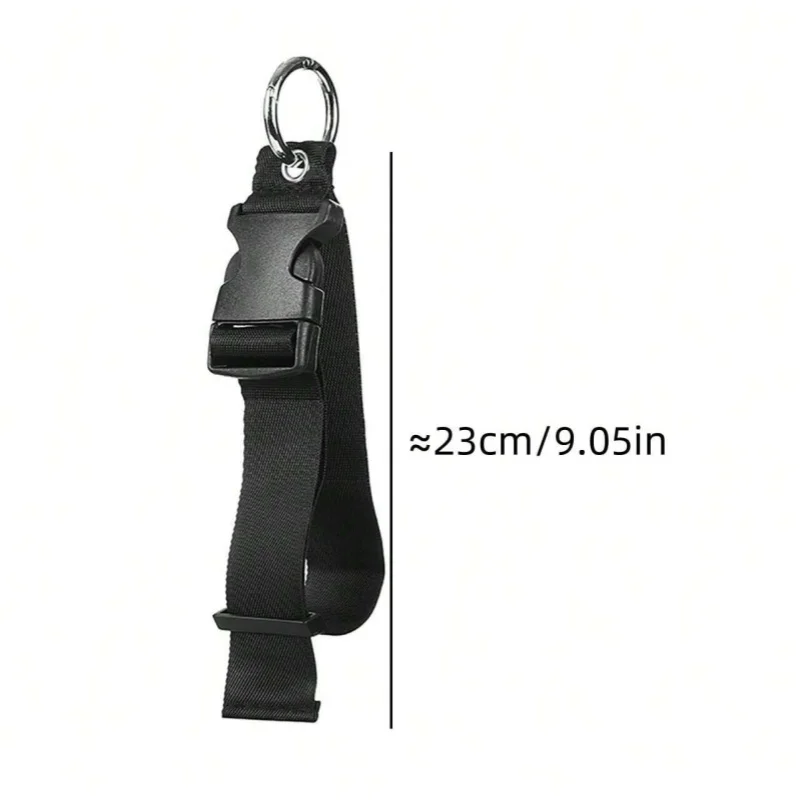 Zaino con tracolla fissa per bagagli da viaggio Cinghia esterna Tracolla portatile con fibbia di rilascio Add-A-Bag Tracolla per cintura Porta giacca