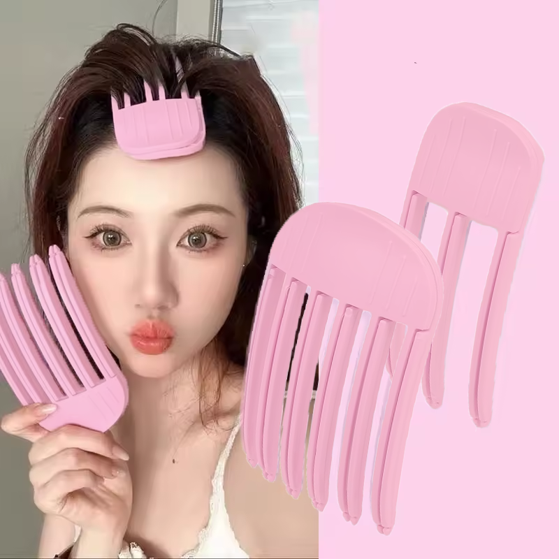 1/2 forcine soffici naturali forcine senza calore stile di capelli fai da te strumenti soffici clip per radice dei capelli curling clip di forma fissa forcine set