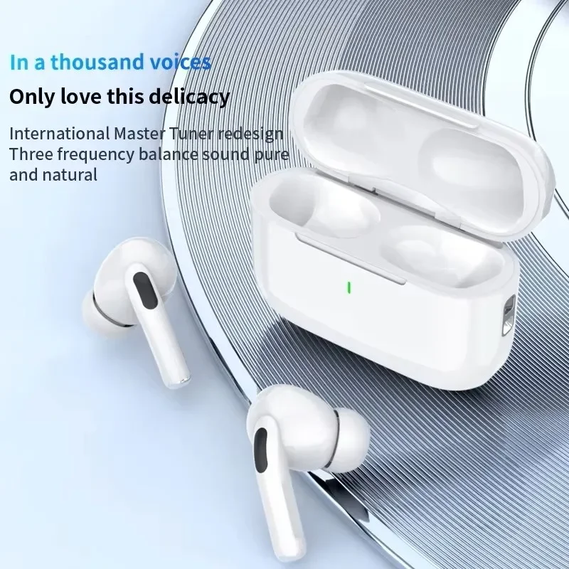 Para Air pro5 auriculares inalámbricos Bluetooth TWS Max con funda auriculares con cancelación de ruido para iPhone auriculares Android