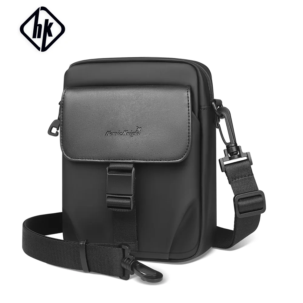 HcanKcan Bolsa crossbody masculina, bolsa de ombro leve à prova d'água para telefone, bicicleta, bolsa mensageiro masculina para mini ipad