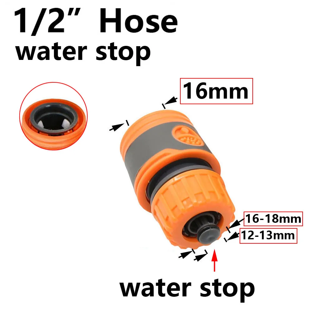 1/2 "3/4" 1 "Chủ Đề Đầu Nối Nhanh 16Mm Núm Vú Tưới Vườn Khớp Nối Tưới Nhỏ Giọt Vòi Tập Cổng Kết Nối phụ Kiện 1 Cái