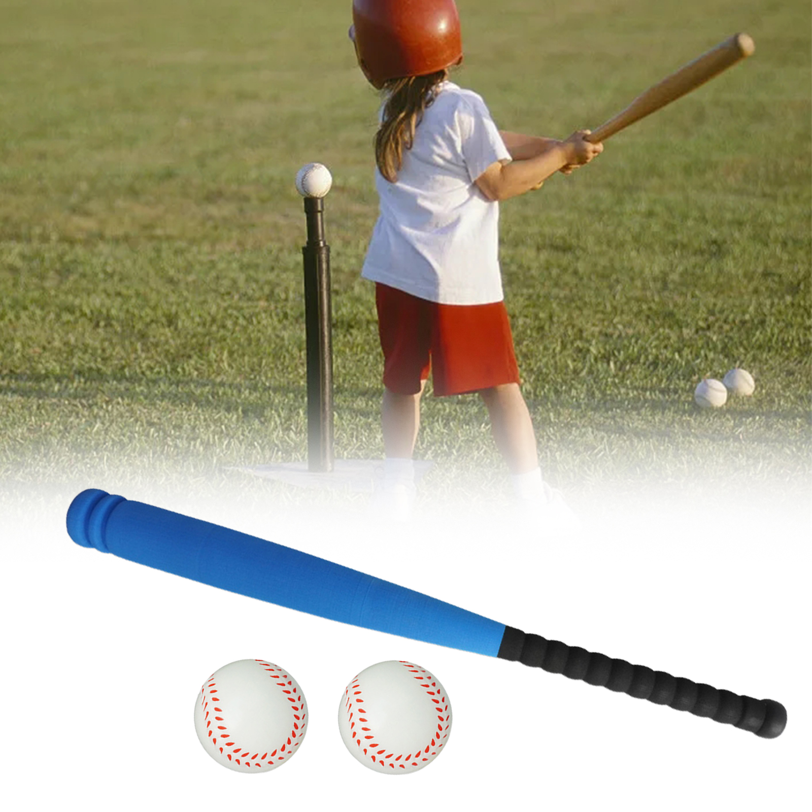 Kinderen Honkbalknuppels Ballen Set Spons Honkbal Speelgoed Veilig Peuters Batting Game Voor Cadeau Activiteit Speeltuin