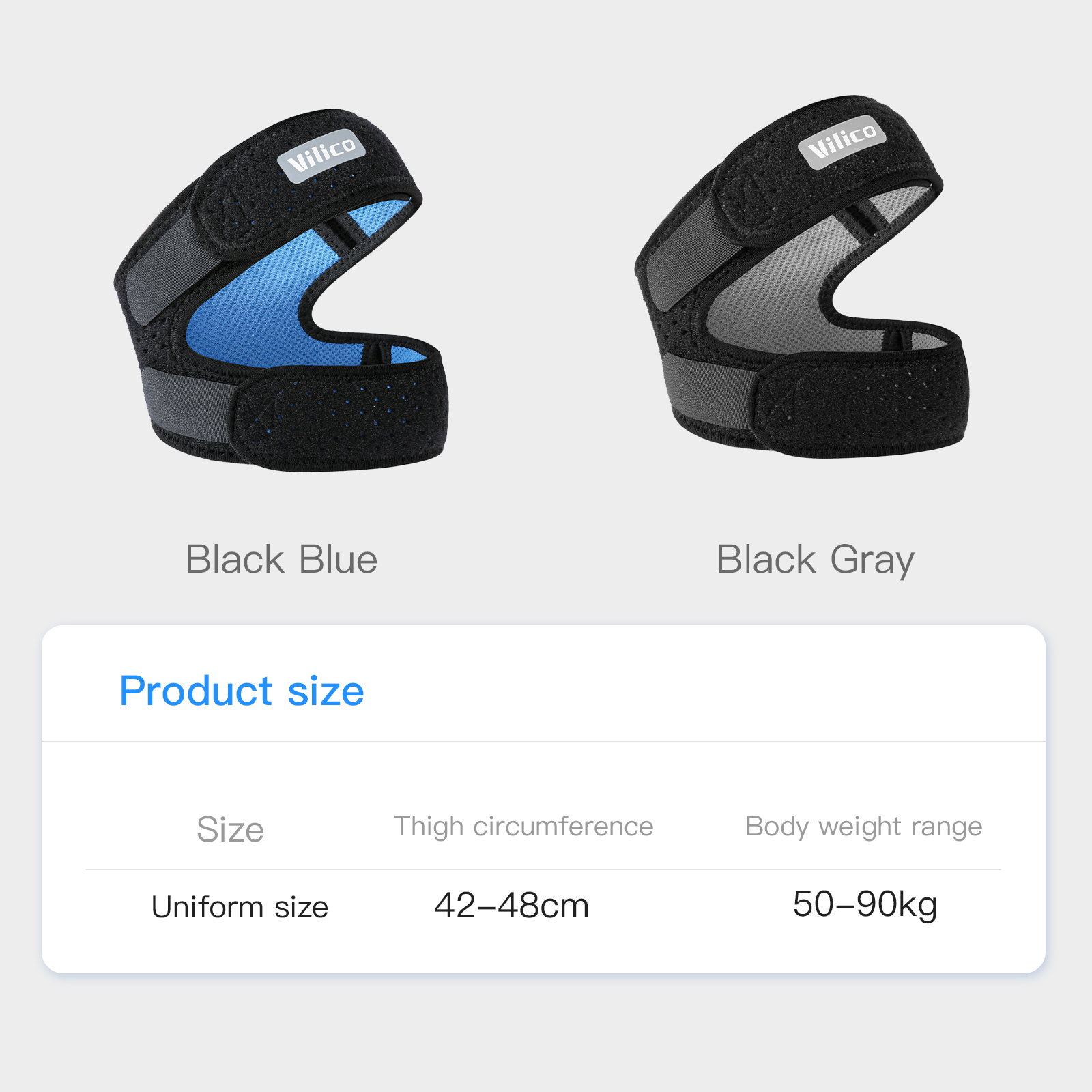 1/2Piece Patellar Tendon Support Strap Adjustable Knee Strap for Exercise Running Fitness Compression Knee Support