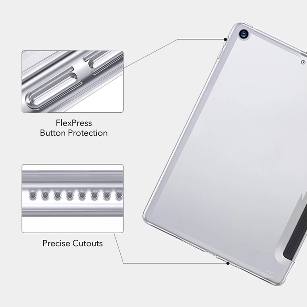 Ốp Lưng Máy Tính Bảng Dành Cho iPad Air 2 Ốp Lưng A1566 Siêu Mỏng Tự Động Đánh Thức Giấc Ngủ Lên Thông Minh Bao Da PU Cho iPad air2 9.7 ''2014 A1567 Funda